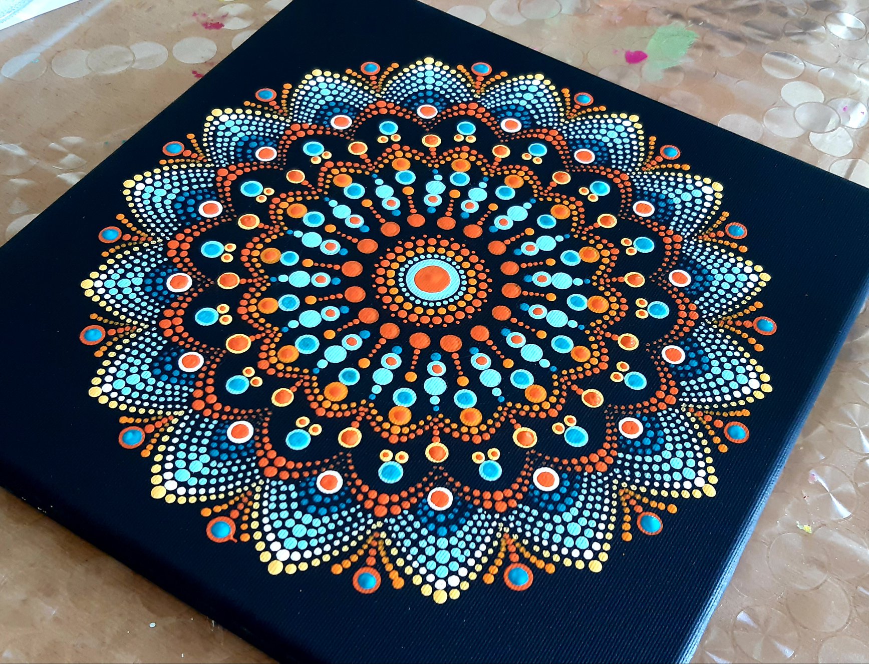 Mandala z pohodlí domova